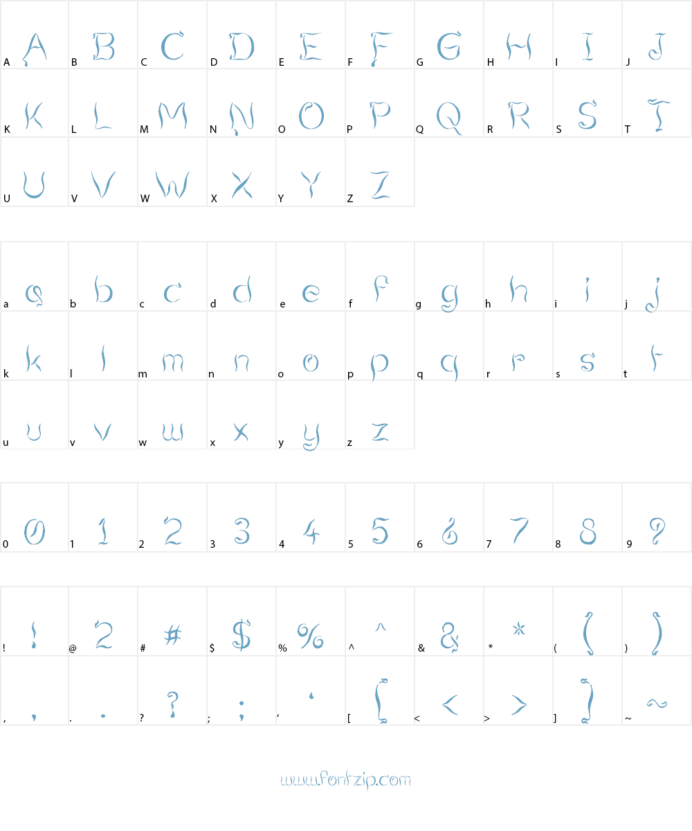 Smoking Tequila Font Character